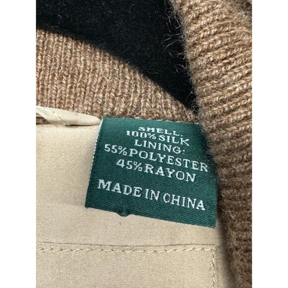 BOBBY JONES SILK LINED GOLF RETRO BOMBER CLASSIC FIT MINIMALIST GOLFCORE JACKET - Picture 5 of 8